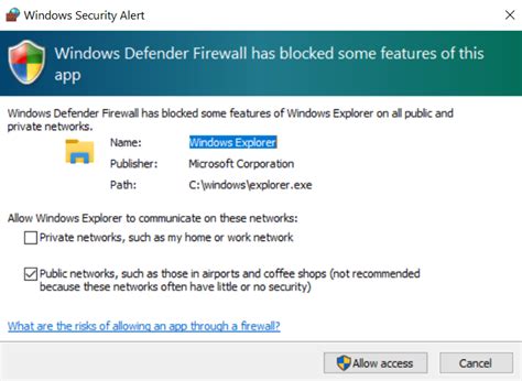 Locate the app you want to review and see if the app is checked. . Windows defender firewall has blocked some features of visual studio code